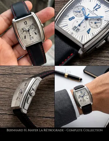 Bernhard H. Mayer La Rétrograde Chronograph Watch - Leather Strap