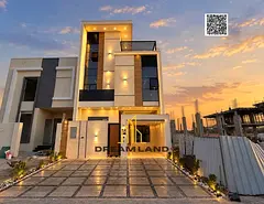 Luxury townhouse with high-end finishes in Al Helio 2, Ajman | 5 bedrooms | Two floors plus a roofto