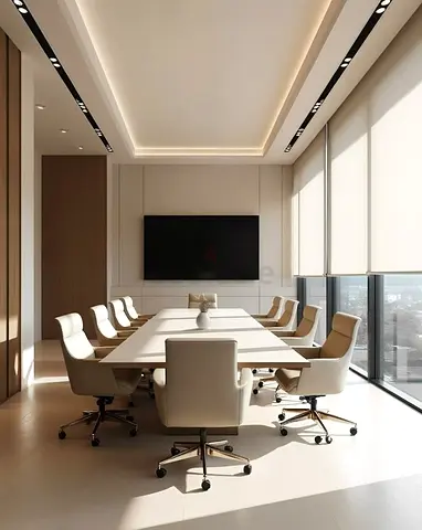 Stylish Minimalist Meeting Room Design