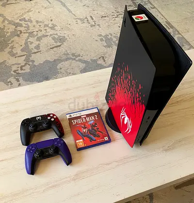 Sony PS5 Disc Version Spider Man 2 Edition Bundle For Sale