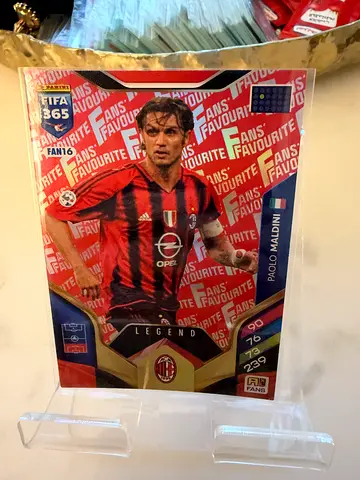 Paolo Maldini Panini Adrenalyn XL FIFA 365 Legend Trading Card (Sleeved)
