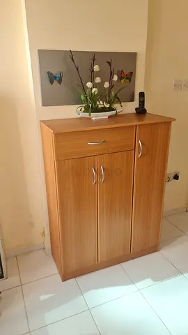 Wooden 2-door Cabinet with Drawer - Good Condition
