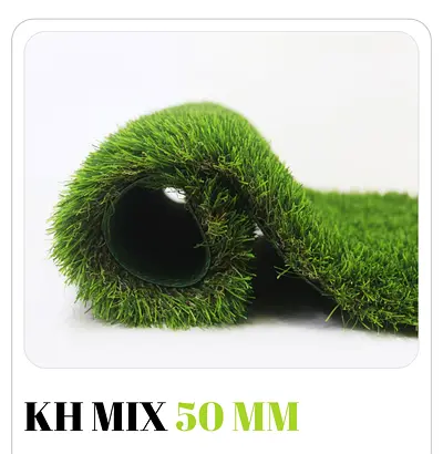 50mm Green Artificial Grass Roll - KH MIX (Like New)