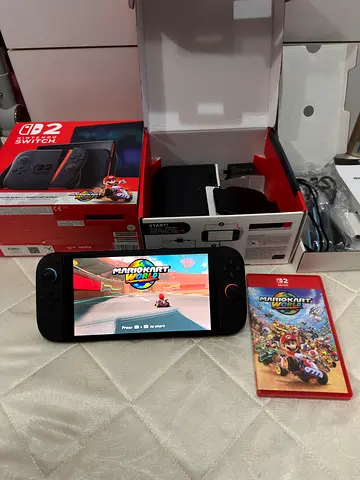 Nintendo switch 2 with mario kart