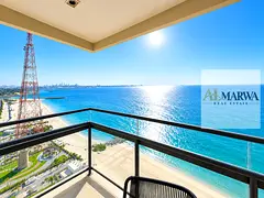 Luxurious Beachfront 3BR + Maids Room || Private Beach || Chiller Free || 2 Car Parkings || All Amen