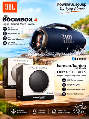 JBL Boombox 4 portable Bluetooth speaker — powerful, waterproof sound