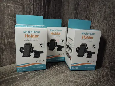 3-piece 2-in-1 mobile phone stand, 360-degree rotatable, for car air vents – Brand new
