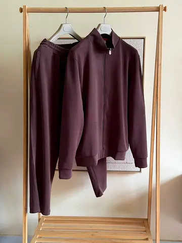 Hermes Brown men’s tracksuit set 2XL-7XL (SUPER MASTER QUALITY)