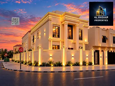 فيلا كورنر الحليو 2 طابقين وروف شامل كهرباء ومياه ورسوم التسجيل والتمليك تملك حر لجميع الجنسيات