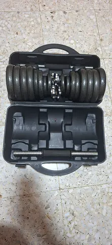 Adjustable dumbbell 30kg set gym fitness