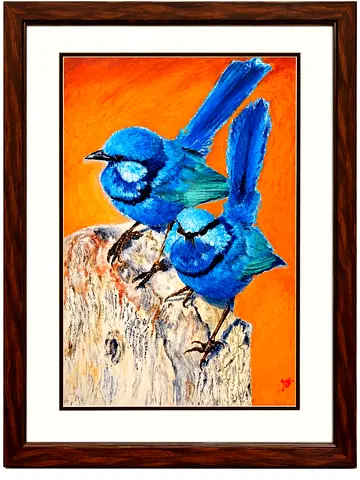 Original Oil Pastel Art