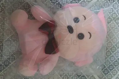 Pink plush lamb toy - soft stuffed animal, like new