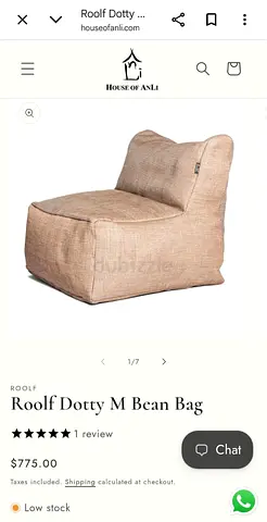 Brand New Roolf living Luxury Outdoor Sofa bean bag