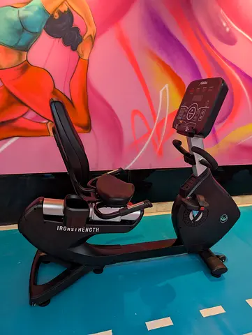 Led recumbent bike