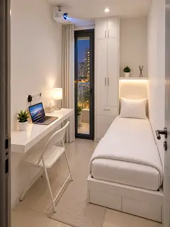 room metro bus sheikh zaid road balacony all included daily cleaning professionals