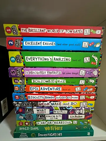 Collection of 12 Children's Chapter Books (Tom Gates, Dogzombies, etc.)