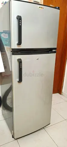 Used Aftron AFR1090SF double-door refrigerator in good working condition
