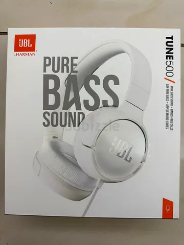 JBL Tune500 White On-Ear Wired Headphones (Brand new)