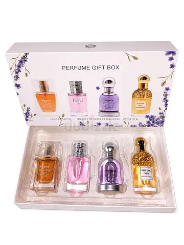 VEYES Perfume Gift Box – 4 Assorted Eau de Parfum Fragrances, 25ml Each