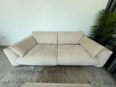 LIKE NEW cream 3 seater sofa