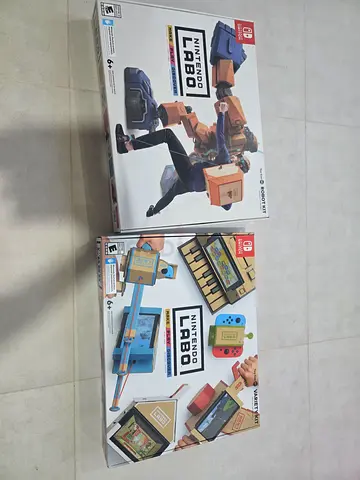 Nintendo Labo Variety Kit and Robot Kit for Nintendo Switch - Complete Boxes New