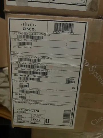 Cisco Networking WS-C3560-8PC-S Switch