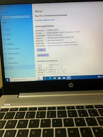 Hp laptop in a perfect condi