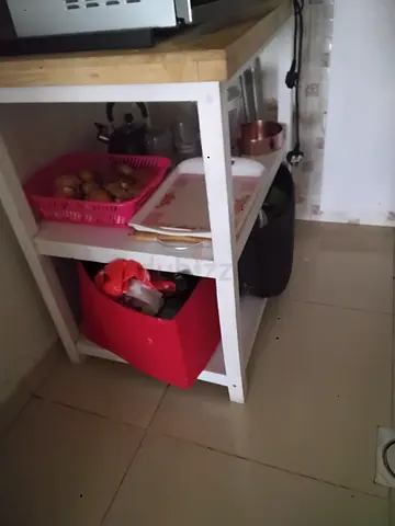 Small open kitchen storage shelf / rack - used