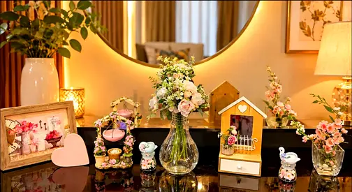 Pink theme decors