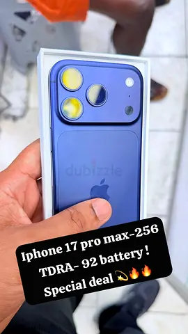 iPhone 17 Pro Max 256GB — Unopened Box, Excellent Condition