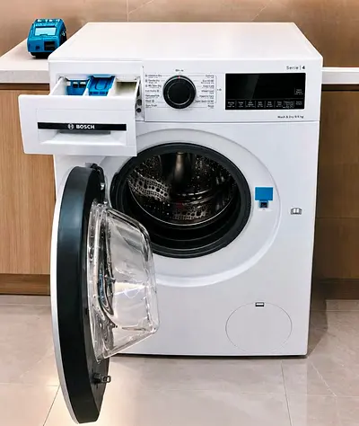 Bosch Series 4  Washing Machine 9kg  & 6kg Dryer Set – Latest Version