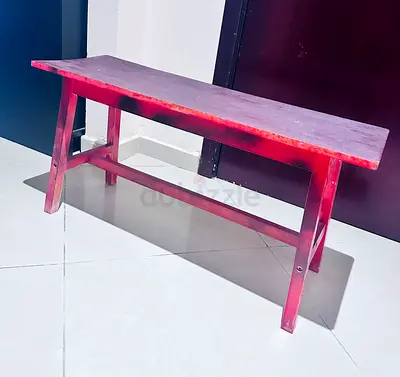 Solid Wood Long Bench - Elegant Dining/Entryway Seat