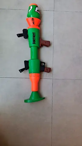 Used Fortnite Foam Rocket Launcher Toy - Green/Orange