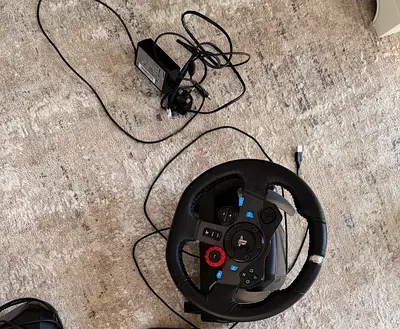 Logitech PlayStation Racing Wheel with Pedals (used) - Works fine