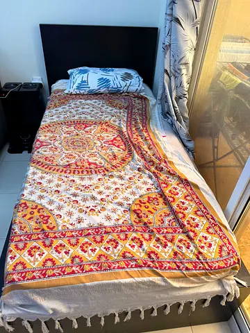 Used Single Mattress and Coat from IKEA in Brand new Condition. Bought for guests and hardly used
