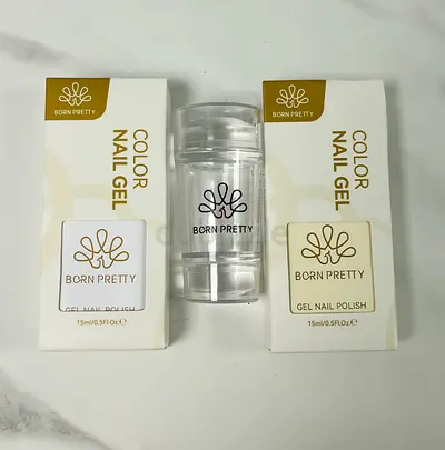 Born pretty nail gel set French manicure