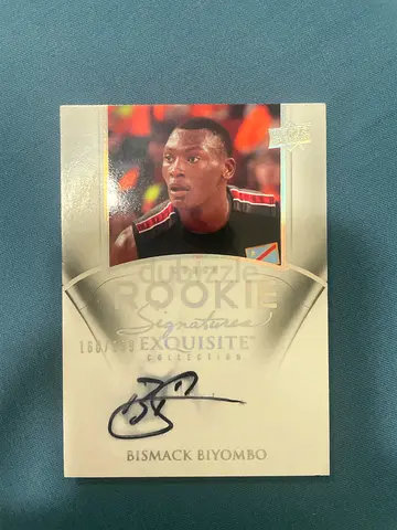 Bismack Biyombo 2011 Rookie Exquisite Autos Signed Basketball Card