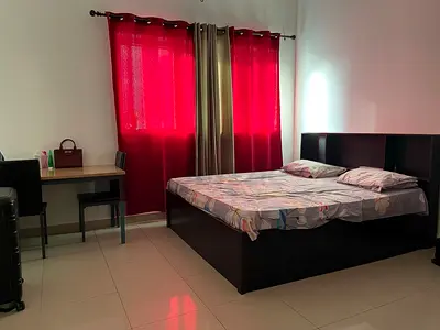 Master bed room with attached bath room