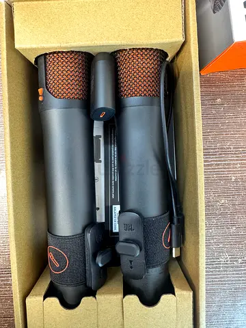 Pair of wireless handheld JBL AI microphones — lightly used
