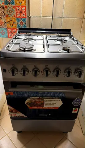 Used 4-Burner Gas Cooker with Oven - Good Working Condition