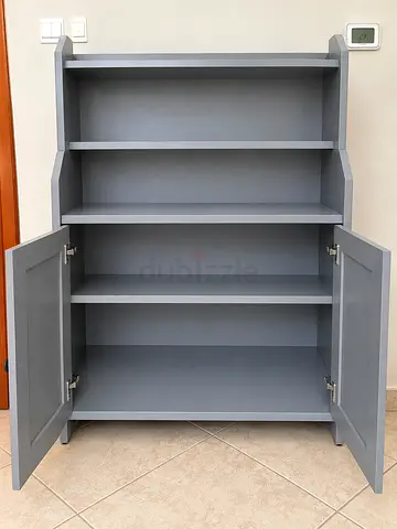 Hauga cabinet with 2doors grey 70*116cm