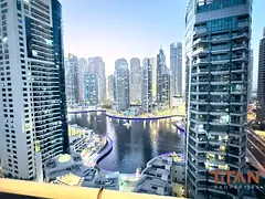 Unfurnished 2BR | Marina View | Upgraded | High Floor