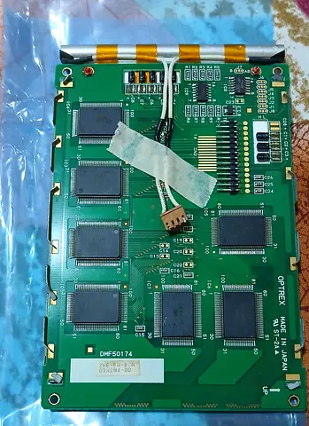 شاشة عرض يابانية أصيلة OPTREX DMF50174 (ZNB-FW-BCN) للأجهزة الصناعية والآلات الموسيقية