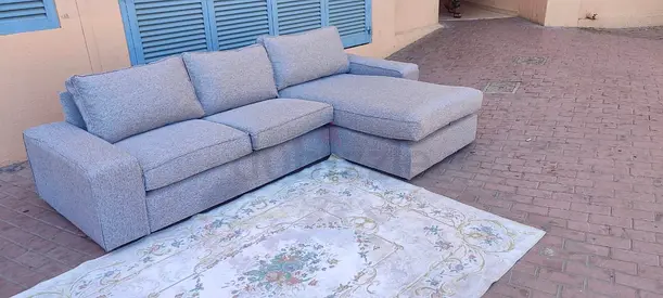 IKEA kivik L Shape Sofa grey