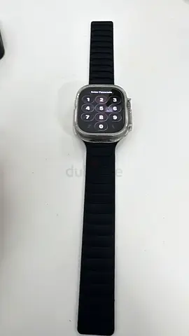 Apple Watch ultra 2 Series with Black Silicone Strap — Excellent Working Condition with 95% battery