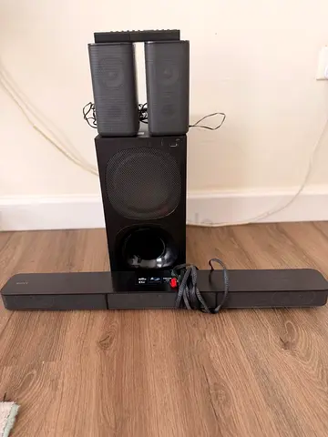 Sony home theater system and soundbar
