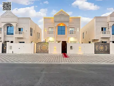 فيلا واسعة للبيع في منطقة "الحليو" بإمارة عجمان، تتميز بتصميم مريح ومساحات رحبة تناسب العائلات.