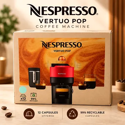 Nespresso Vertuo Pop Coffee Machine - Brand New in Box