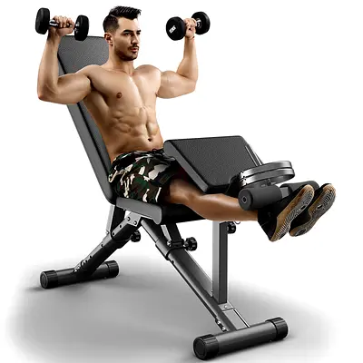 Adjustable Weight Bench for Home Gym - Incline/Decline