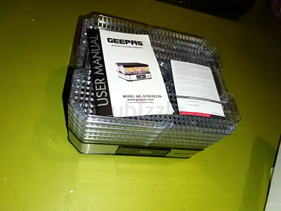 Geepas Digital Food Dehydrator (GFD63013N) - Used 3 Times Only